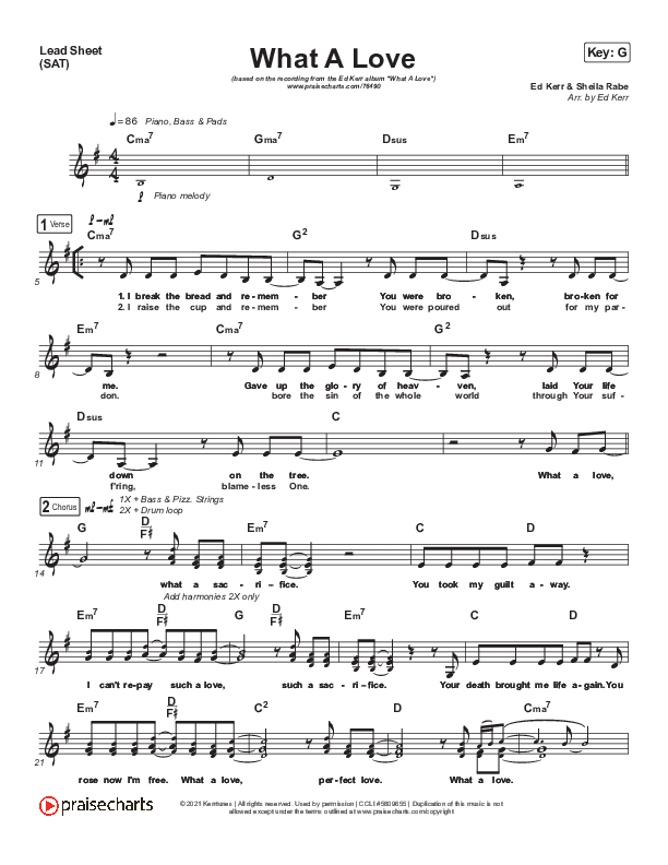 What A Love Lead (SAT) (Ed Kerr / Jennifer Holm)