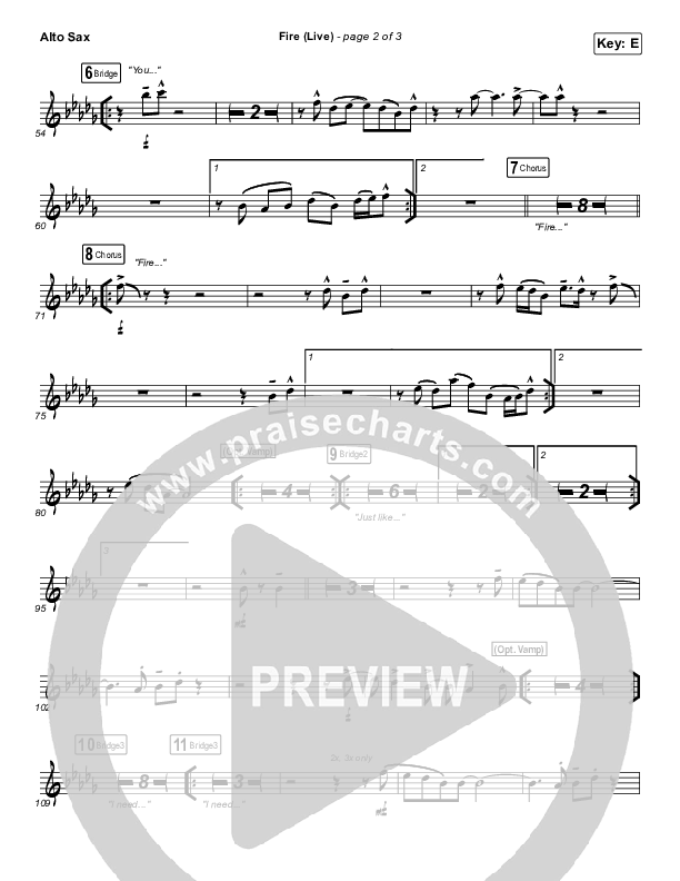 Fire Alto Sax (CeCe Winans)