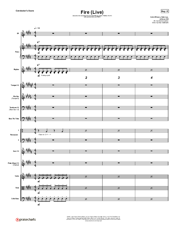 Fire Conductor's Score (CeCe Winans)