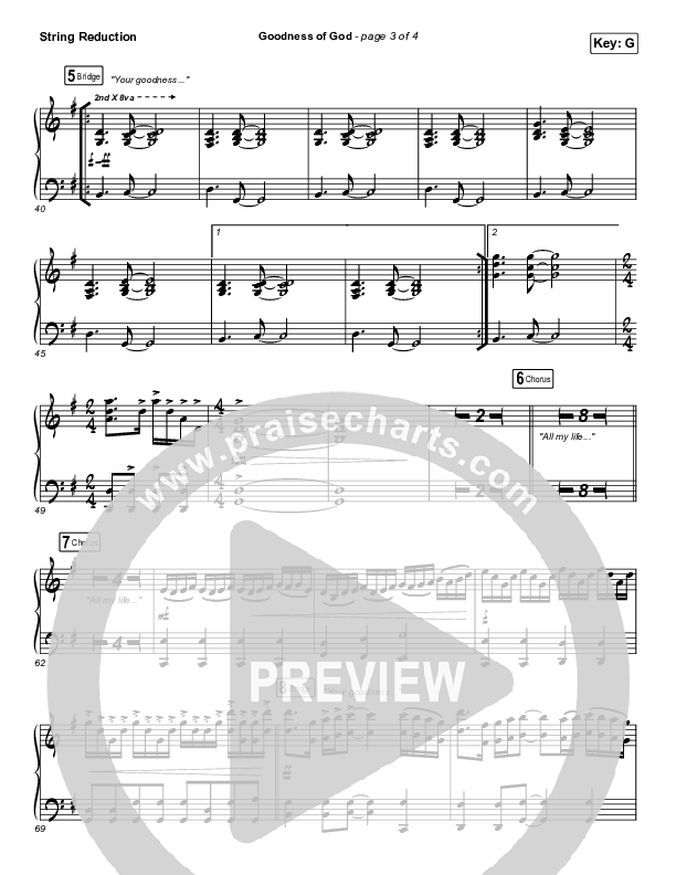 Goodness Of God String Pack (Church Of The City)