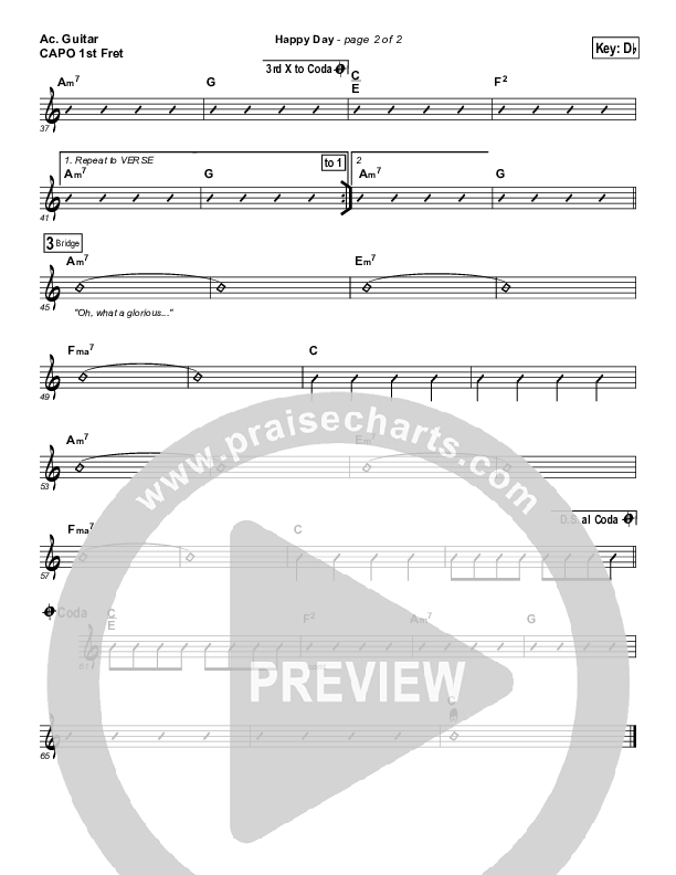 Happy Day Acoustic Guitar (FEE Band)