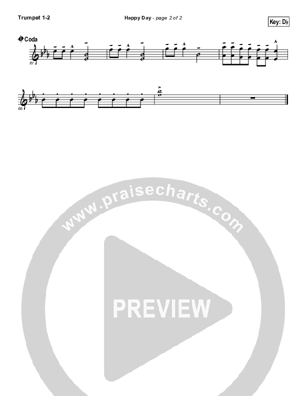 Happy Day Trumpet 1,2 (FEE Band)