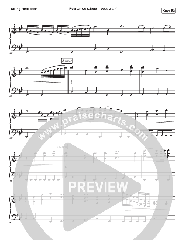 Rest On Us (Choral Anthem SATB) Synth Strings (Maverick City Music / Arr. Luke Gambill)