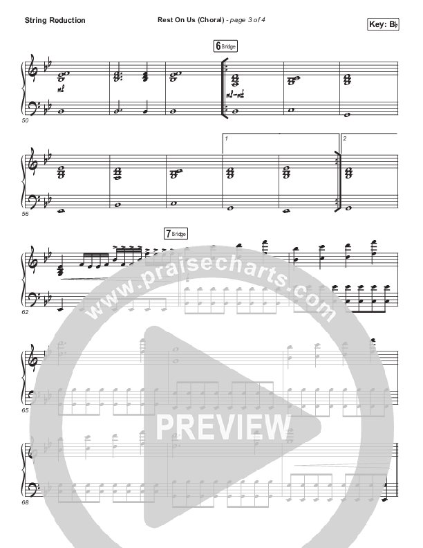 Rest On Us (Choral Anthem SATB) Synth Strings (Maverick City Music / Arr. Luke Gambill)