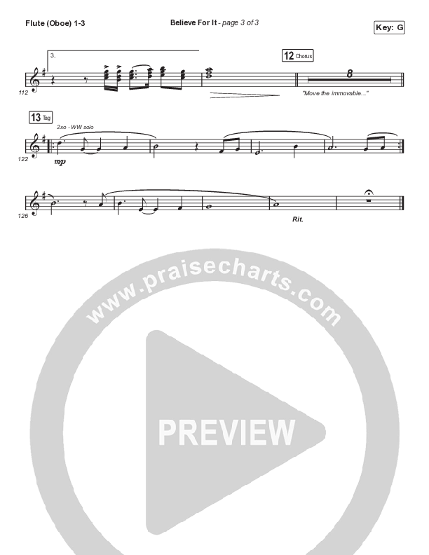 Believe For It (Choral Anthem SATB) Wind Pack (CeCe Winans / Arr. Luke Gambill)