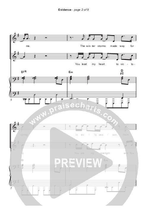 Evidence (Choral Anthem SATB) Octavo (SATB & Pno) (Josh Baldwin / Arr. Luke Gambill)