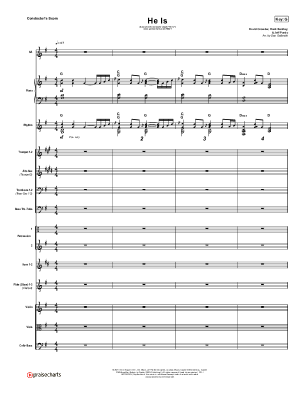 He Is Orchestration (Crowder)