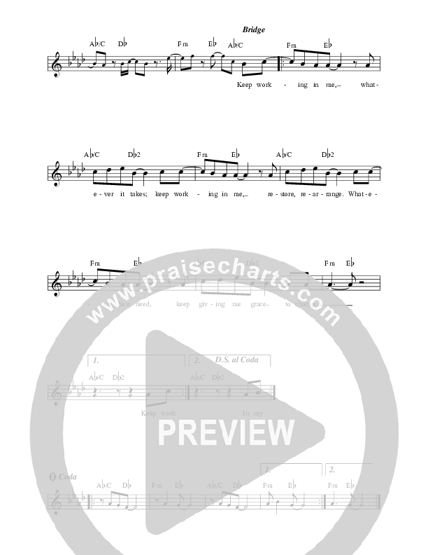 Have Your Way Lead Sheet (Lincoln Brewster)