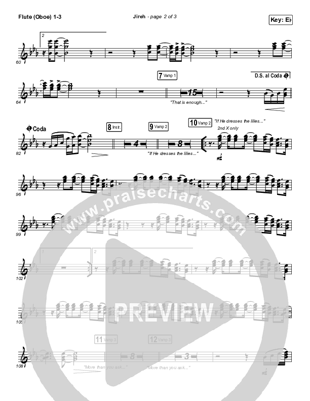 Jireh Flute 1,2 (Maverick City Music / Elevation Worship / Chandler Moore / Naomi Raine)