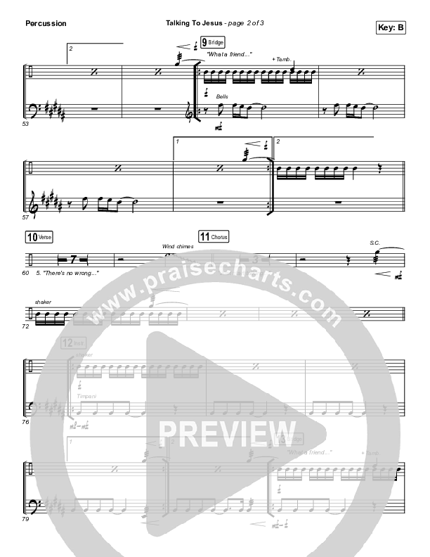 Talking To Jesus Percussion (Maverick City Music / Elevation Worship / Brandon Lake)