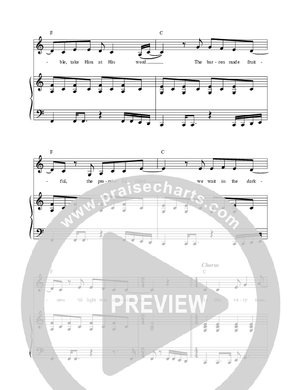 At This Very Time Lead & Piano (FAITHFUL / Savannah Locke)