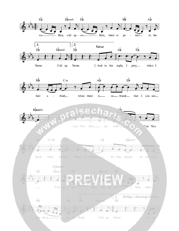 Call Upon Him Lead Sheet (FAITHFUL / Trillia Newbell)