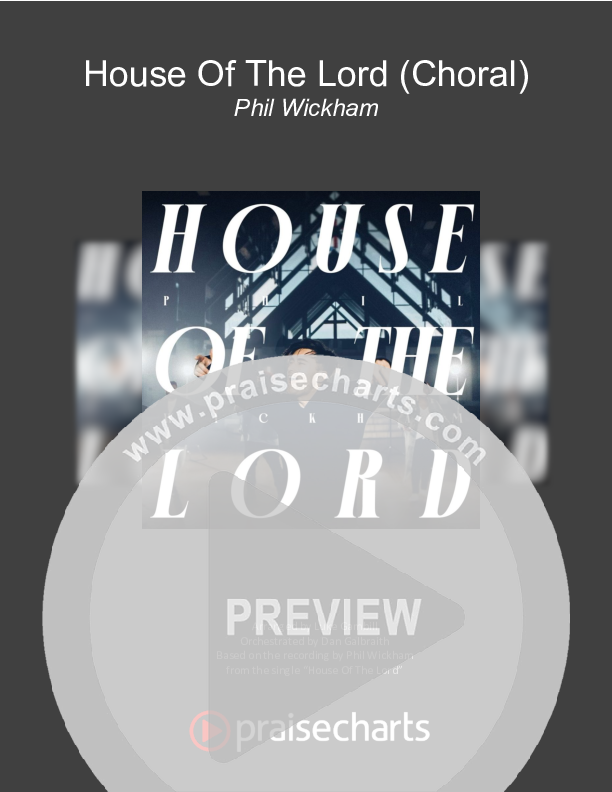 House Of The Lord (Choral Anthem SATB) Orchestration (Phil Wickham / Arr. Luke Gambill)