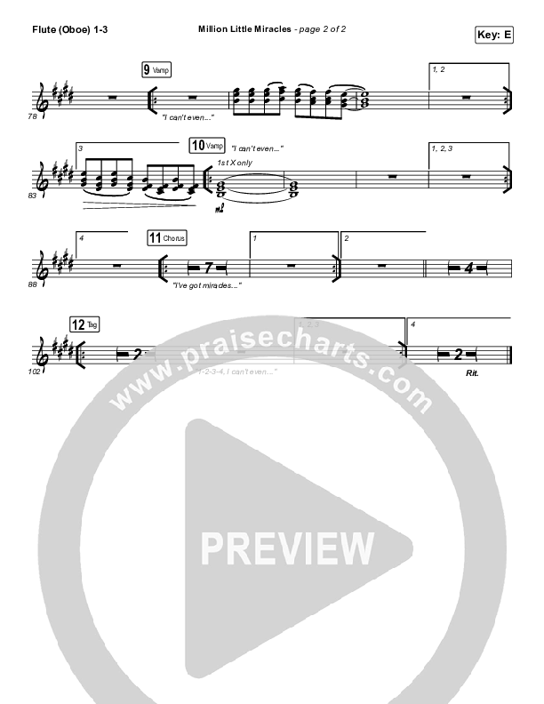 Million Little Miracles Wind Pack (Maverick City Music / Elevation Worship)