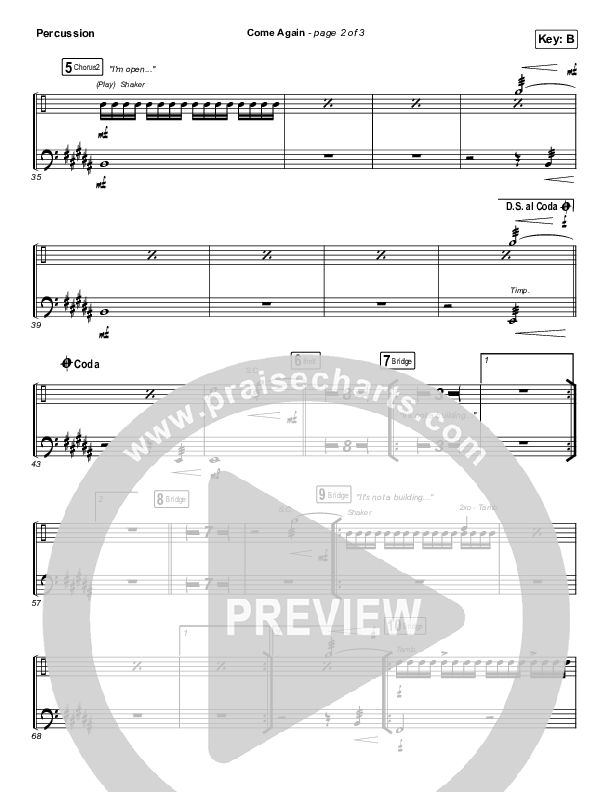 Come Again Percussion (Maverick City Music / Elevation Worship / Chandler Moore / Brandon Lake)
