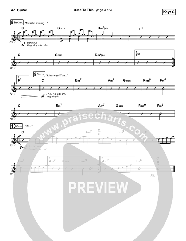 Used To This Acoustic Guitar (Maverick City Music / Elevation Worship / Brandon Lake / Naomi Raine)