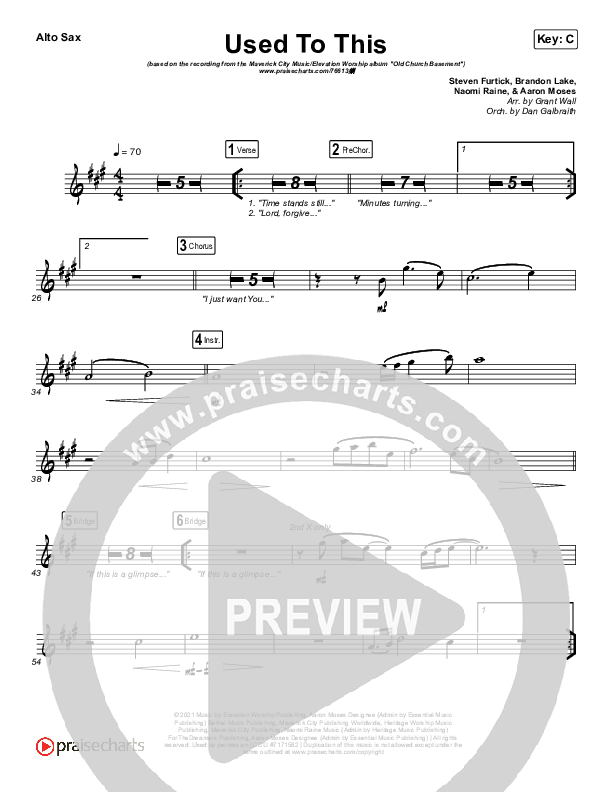 Used To This Alto Sax (Maverick City Music / Elevation Worship / Brandon Lake / Naomi Raine)