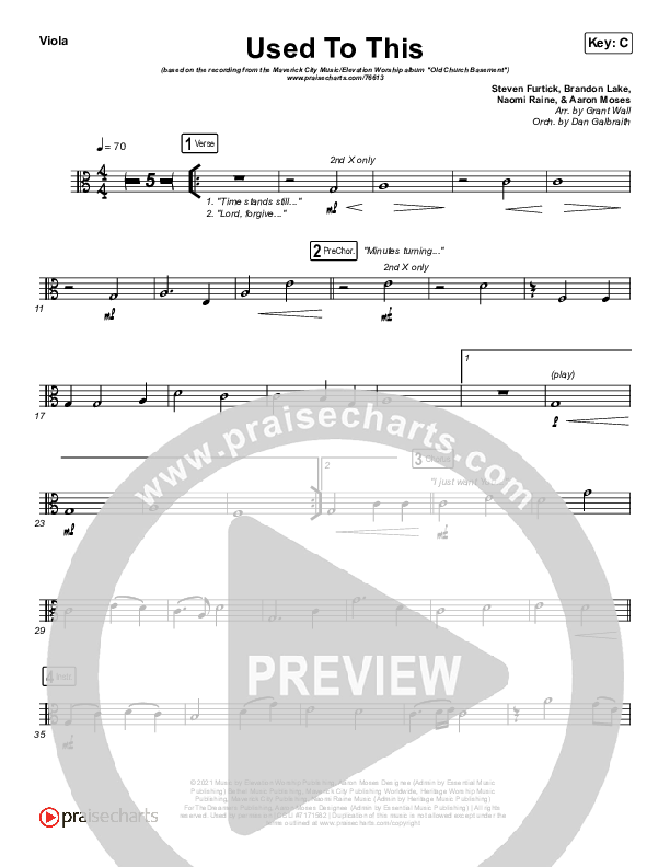 Used To This Viola (Maverick City Music / Elevation Worship / Brandon Lake / Naomi Raine)