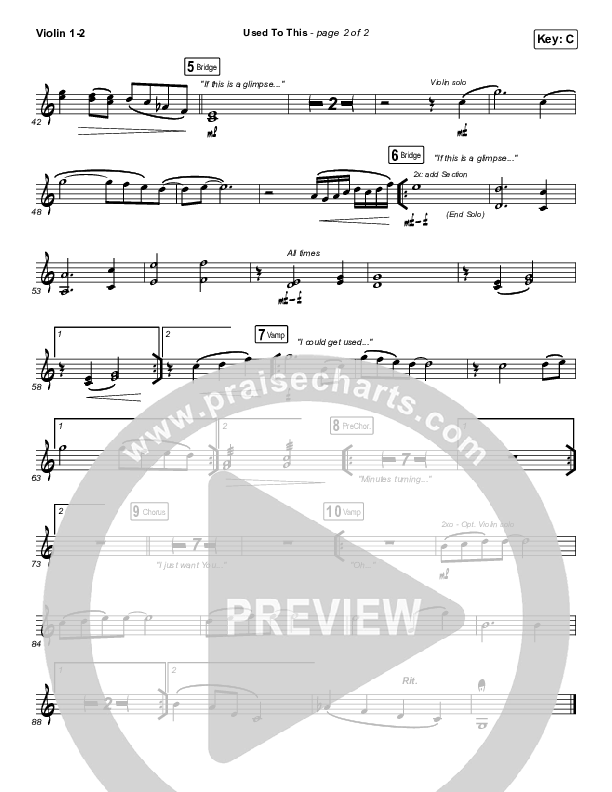 Used To This Violin 1/2 (Maverick City Music / Elevation Worship / Brandon Lake / Naomi Raine)