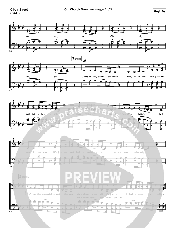 Old Church Basement Choir Vocals (SATB) (Maverick City Music / Elevation Worship / Dante Bowe)