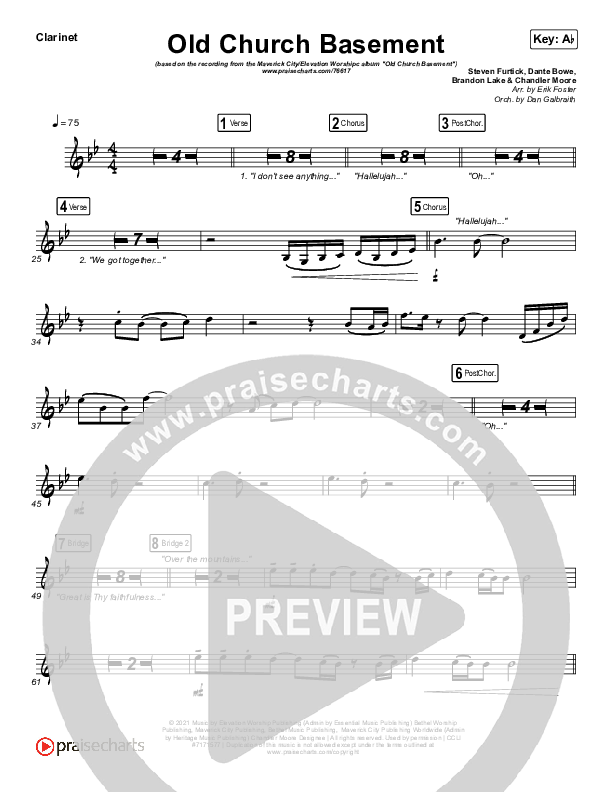 Old Church Basement Wind Pack (Maverick City Music / Elevation Worship / Dante Bowe)