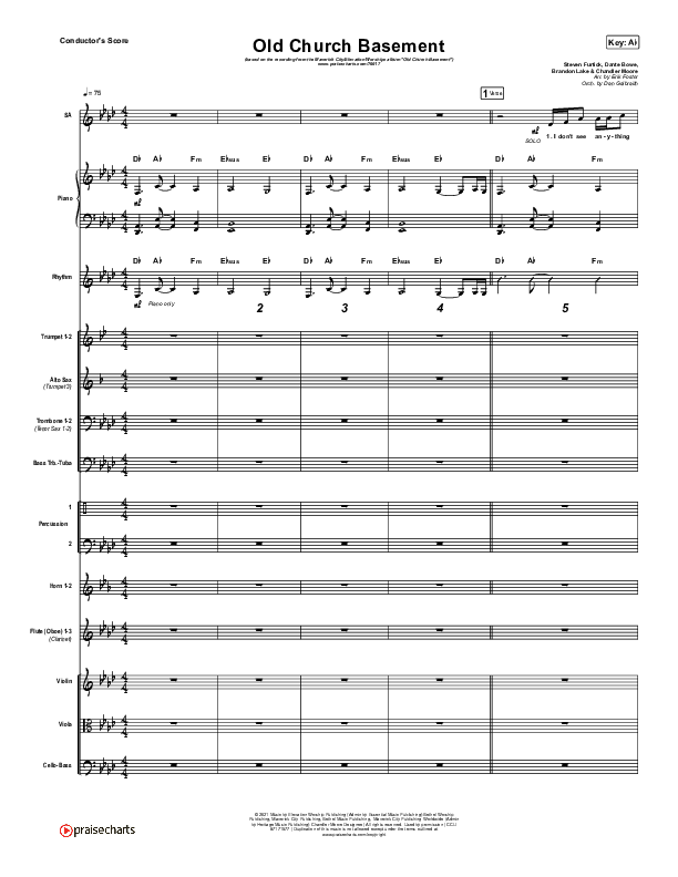 Old Church Basement Orchestration (Maverick City Music / Elevation Worship / Dante Bowe)