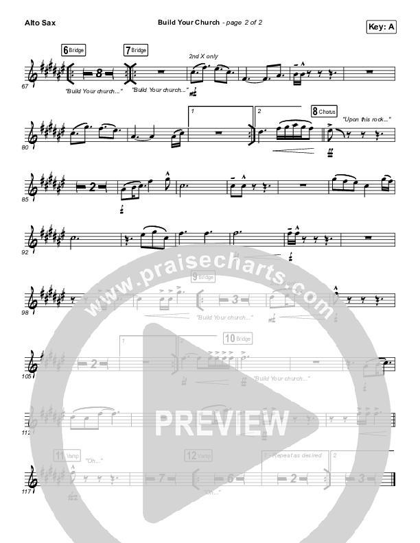 Build Your Church Alto Sax (Maverick City Music / Elevation Worship / Chris Brown / Naomi Raine)