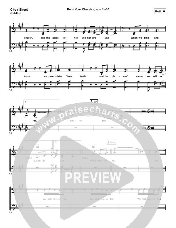 Build Your Church Choir Sheet (SATB) (Maverick City Music / Elevation Worship / Chris Brown / Naomi Raine)