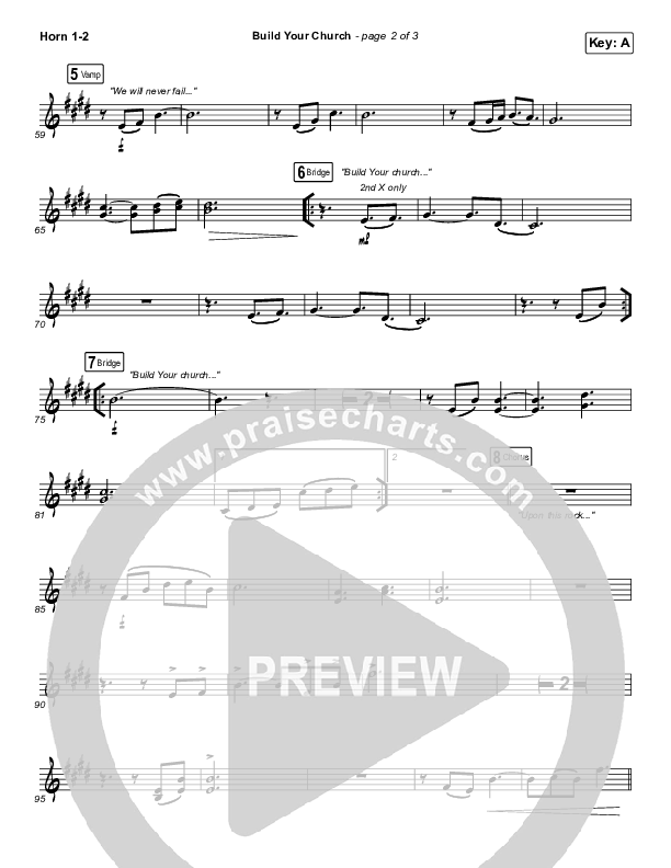 Build Your Church French Horn 1/2 (Maverick City Music / Elevation Worship / Chris Brown / Naomi Raine)