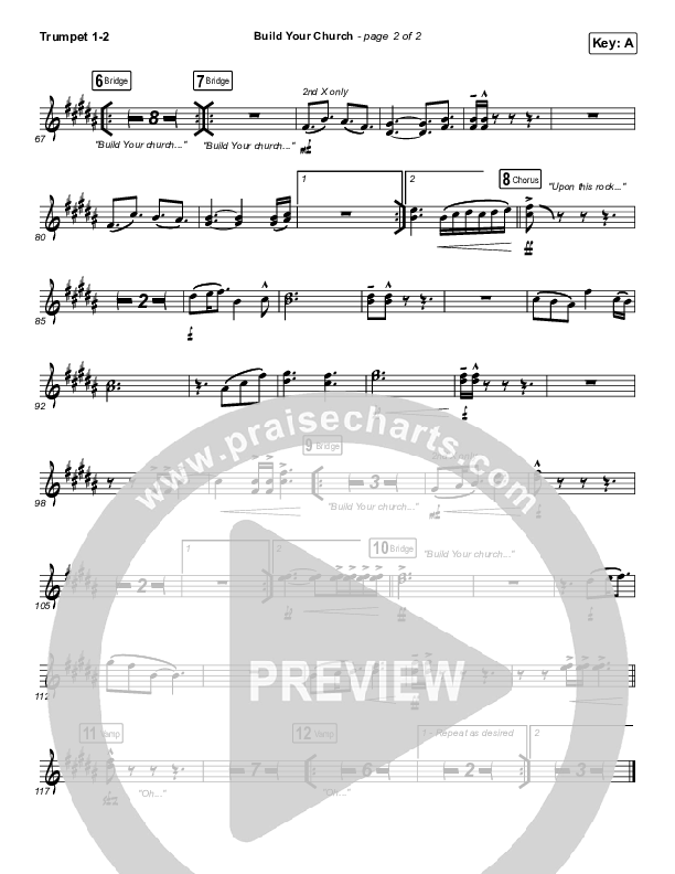 Build Your Church Trumpet 1,2 (Maverick City Music / Elevation Worship / Chris Brown / Naomi Raine)