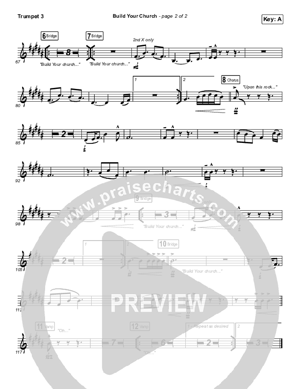 Build Your Church Trumpet 3 (Maverick City Music / Elevation Worship / Chris Brown / Naomi Raine)