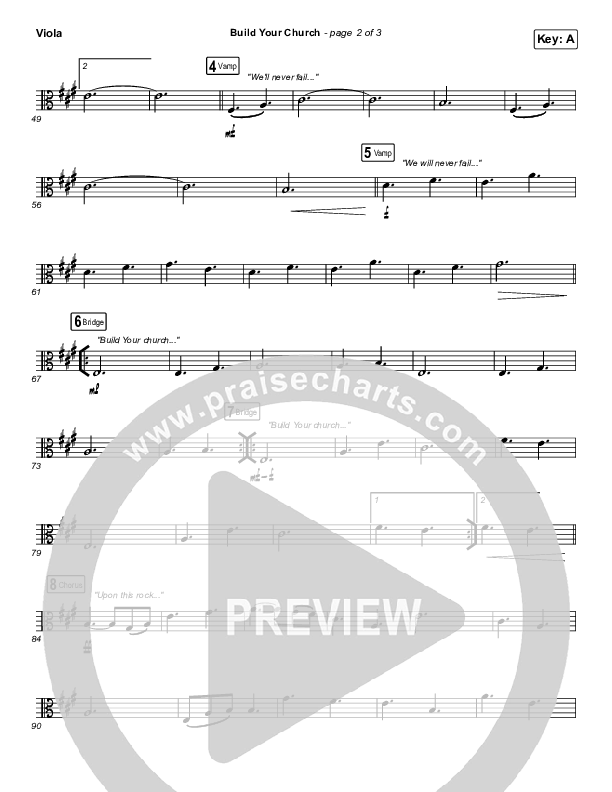 Build Your Church Viola (Maverick City Music / Elevation Worship / Chris Brown / Naomi Raine)