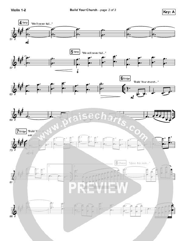 Build Your Church Violin 1/2 (Maverick City Music / Elevation Worship / Chris Brown / Naomi Raine)