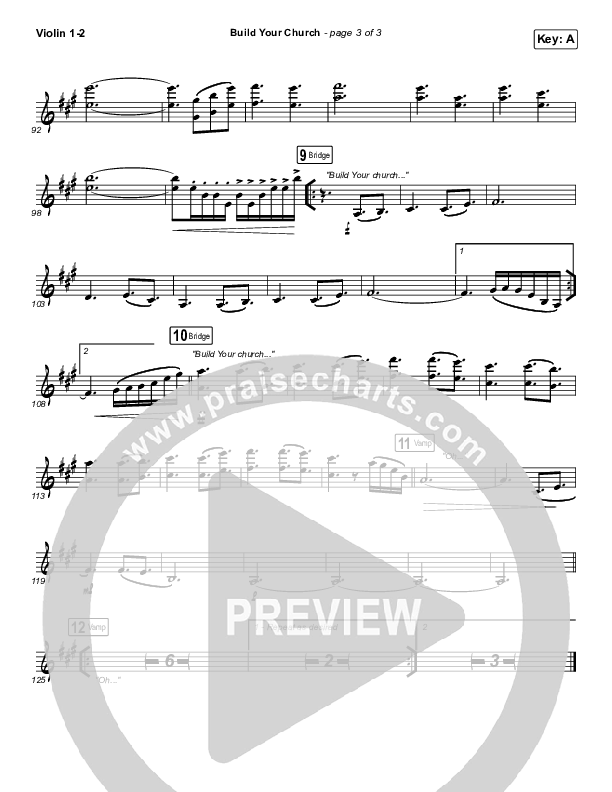 Build Your Church Violin 1/2 (Maverick City Music / Elevation Worship / Chris Brown / Naomi Raine)