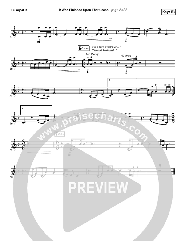 It Was Finished Upon That Cross Trumpet 3 (CityAlight)