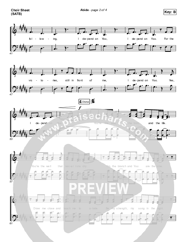 Abide (Live) Choir Vocals (SATB) (The Worship Initiative / Shane & Shane)