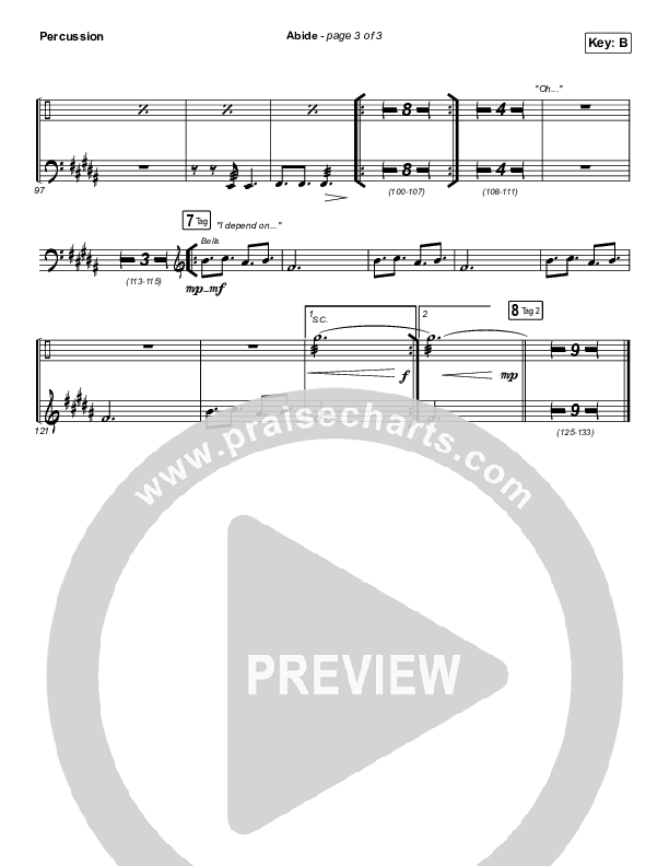 Abide (Live) Percussion (The Worship Initiative / Shane & Shane)