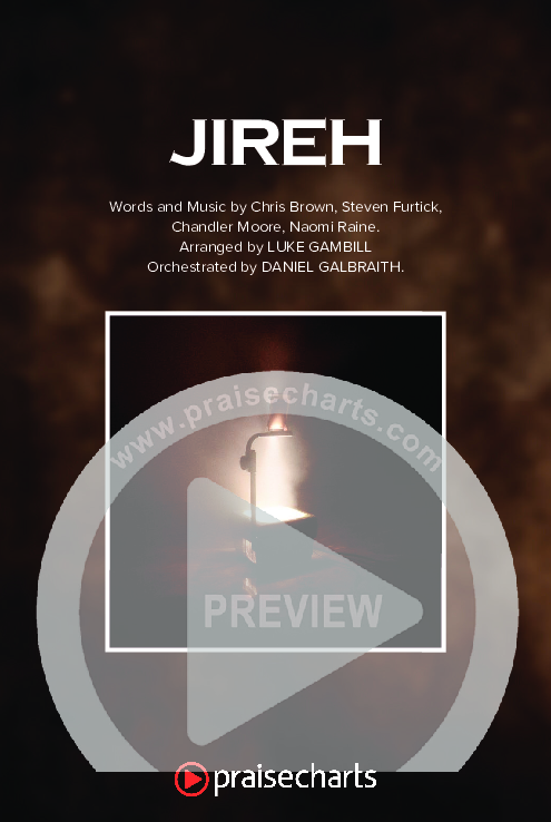 Jireh (Choral Anthem SATB) Octavo Cover Sheet (Maverick City Music / Elevation Worship / Arr. Luke Gambill)