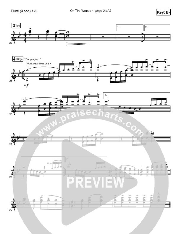 Oh The Wonder Flute/Oboe 1/2/3 (Cross Point Music)