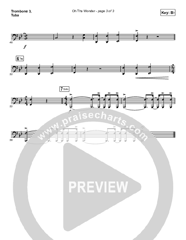 Oh The Wonder Trombone 3/Tuba (Cross Point Music)