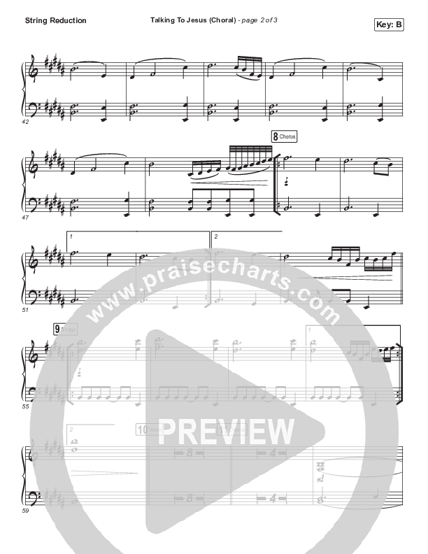 Talking To Jesus (Choral Anthem SATB) Synth Strings (Maverick City Music / Elevation Worship / Brandon Lake / Arr. Luke Gambill)