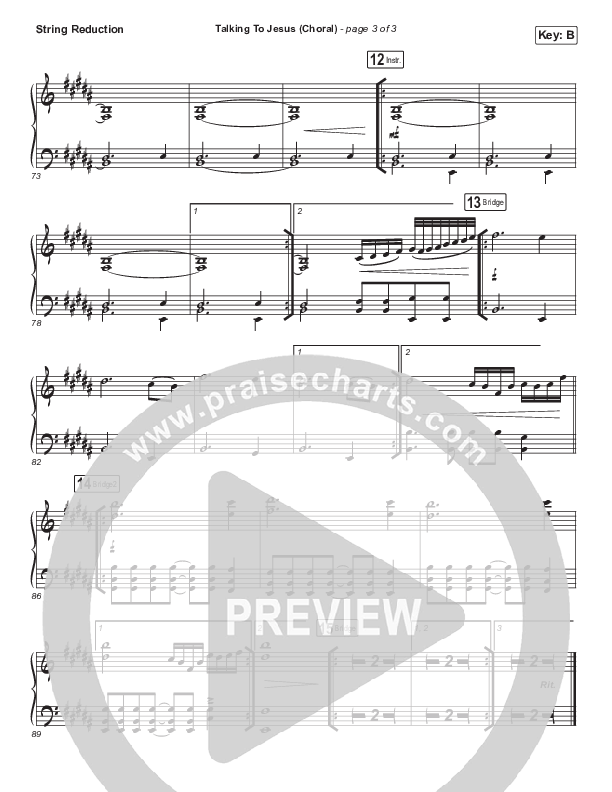 Talking To Jesus (Choral Anthem SATB) Synth Strings (Maverick City Music / Elevation Worship / Brandon Lake / Arr. Luke Gambill)