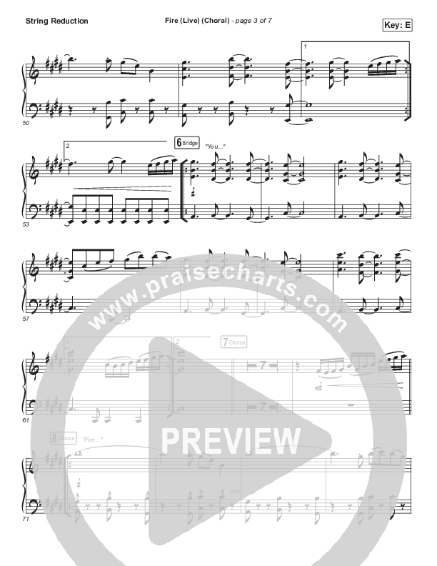 Fire (Choral Anthem SATB) Synth Strings (CeCe Winans / Arr. Luke Gambill)