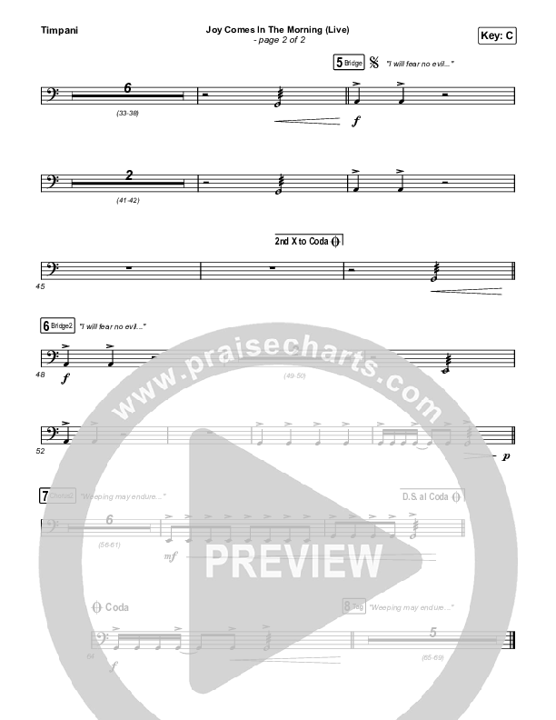 Joy Comes In The Morning (Live) Timpani (Church Of The City / Tasha Layton)