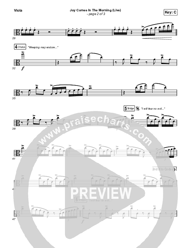 Joy Comes In The Morning (Live) Viola (Church Of The City / Tasha Layton)