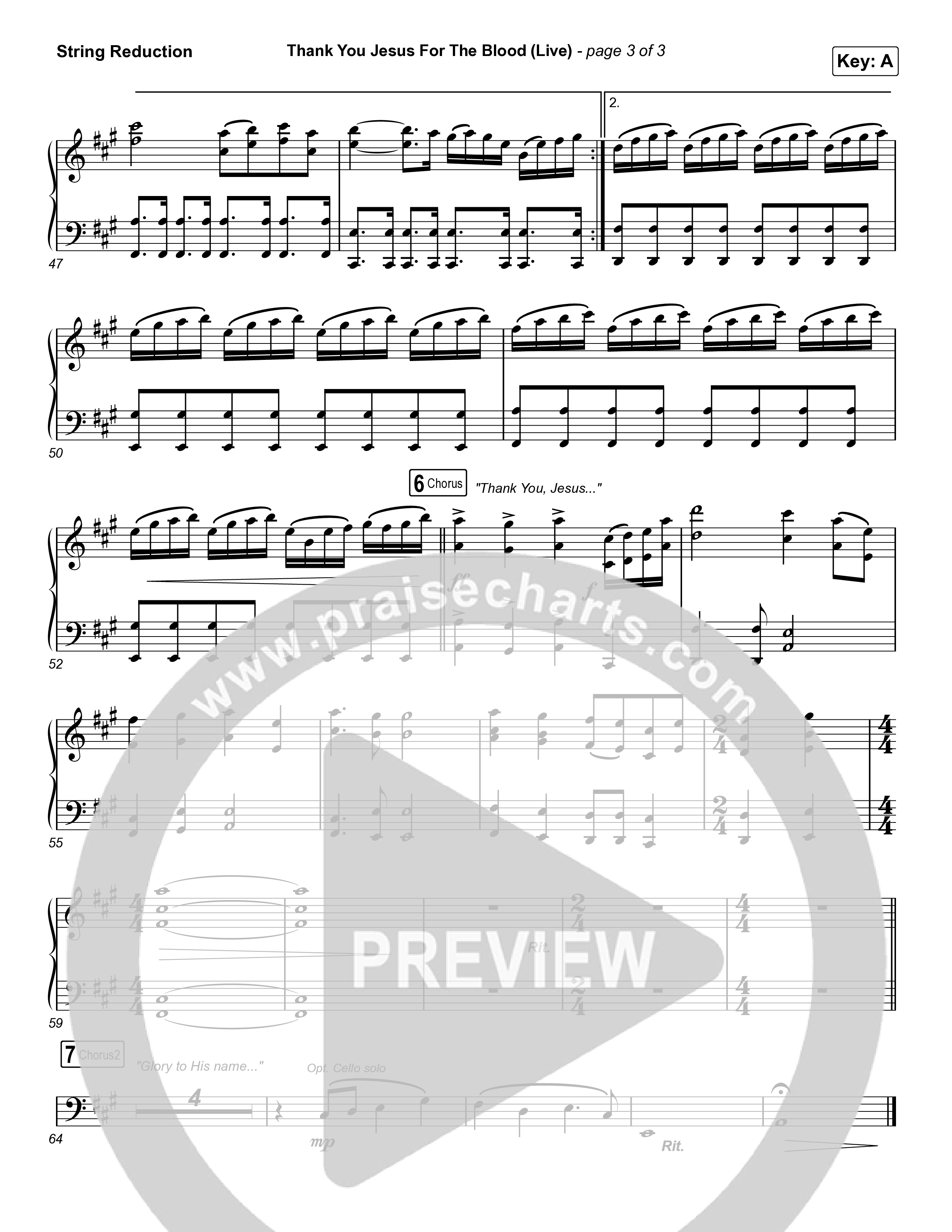 Thank You Jesus For The Blood String Reduction (Charity Gayle)