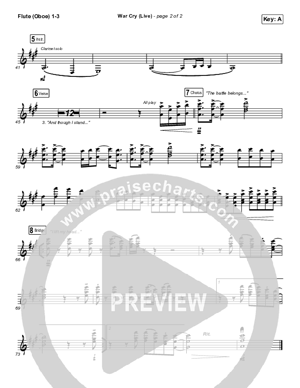 War Cry (Live) Wind Pack (The Belonging Co / Henry Seeley)