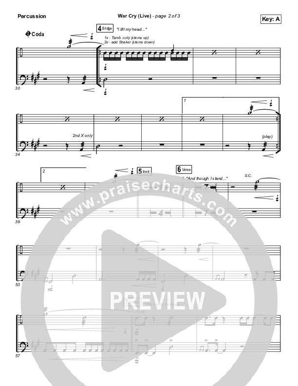 War Cry (Live) Percussion (The Belonging Co / Henry Seeley)