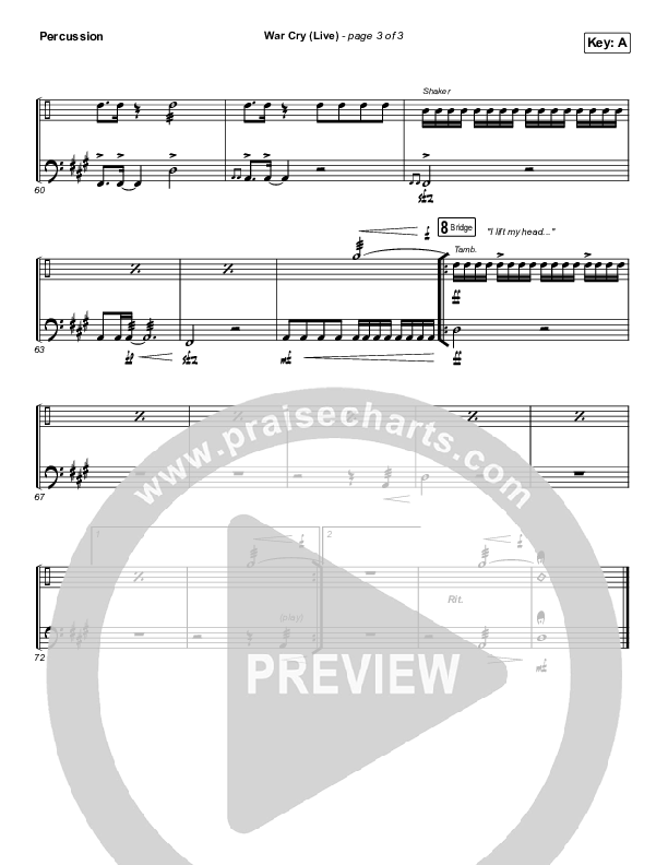 War Cry (Live) Percussion (The Belonging Co / Henry Seeley)