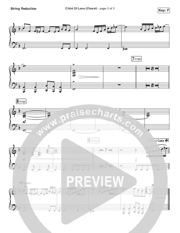Child Of Love (Choral Anthem SATB) Synth Strings (We The Kingdom / Arr. Luke Gambill)
